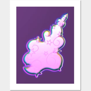 Rocket Rainbows (Princess Pink) Posters and Art